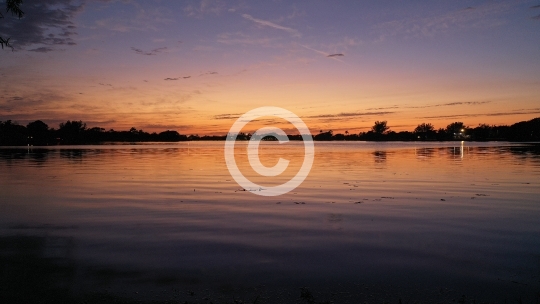 Sunset on Lake Osborne